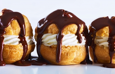 Profiterole recipe photography by Stephen Conroy Food Photographer