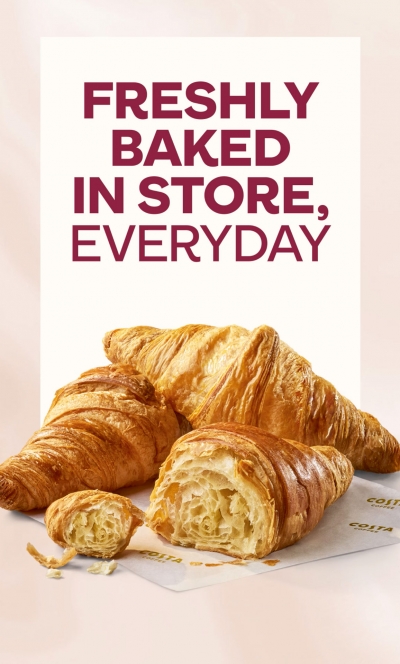 Costa Freshley Baked Everyday Pastries photography by Stephen Conroy Food & Drink Photographer