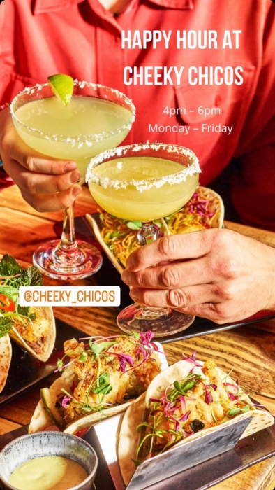Restaurant menu photography for Cheeky Chicos by Stephen Conroy food photographer