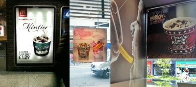 Restaurant menu photography for McDonalds by Stephen Conroy food photographer