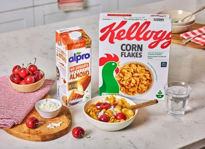 Kelloggs x Alpro Shake Up Your Breakfast campaign photography by Stephen Conroy Food Photographer