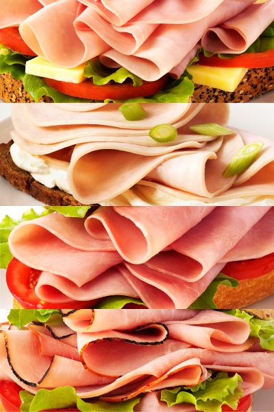sliced cooked meat ham photography by Stephen Conroy