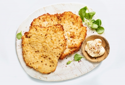 chicken escalope brand photography by Stephen Conroy food photographer