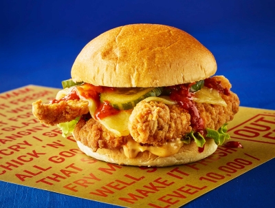 Taster Out Fry chicken brand photography by Stephen Conroy food photographer