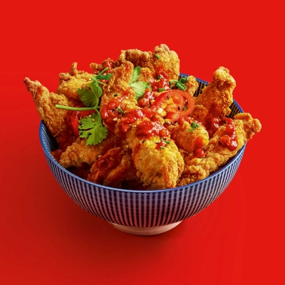 Taster Out Fry chicken wings photography by Stephen Conroy food photographer