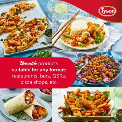 Tyson versatile chicken prodocts photography by Stephen Conroy food and drink phototgrapher