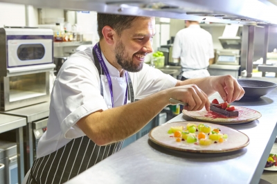 Restaurant photography for Heathrow VIP by Stephen Conroy food photographer