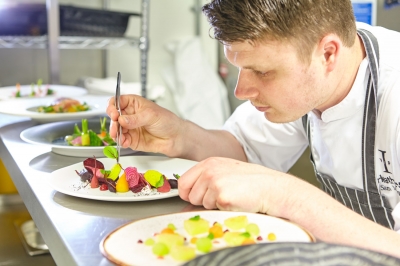 Restaurant photography for Heathrow VIP by Stephen Conroy food photographer