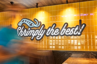 Restaurant photography of Shrimp Shack by Stephen Conroy food photographer