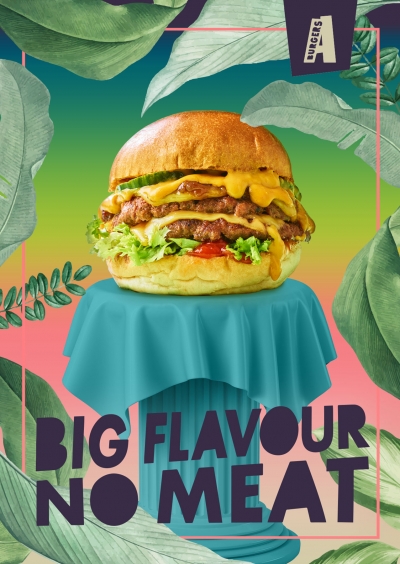 “ogtag” A burger Dirty Stephen Conroy Vegan burger food photography