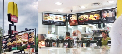 Stephen Conroy McDonalds Point of sale food menu photography