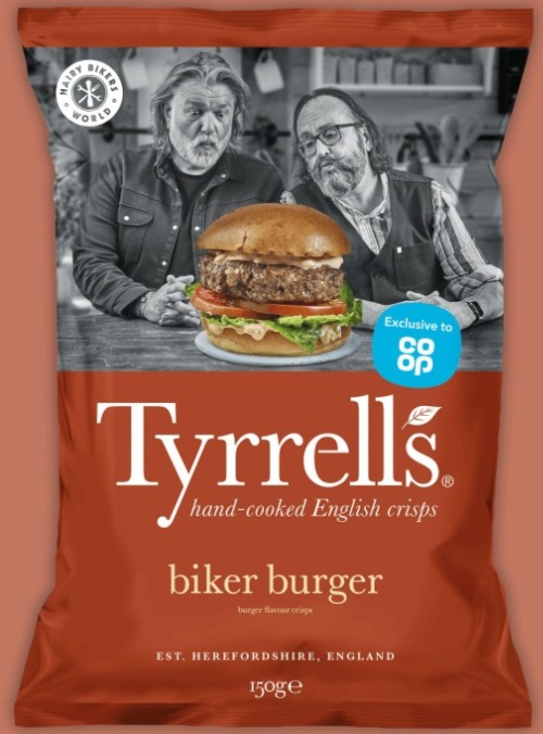 Portfolio Tyrrells bike burger
